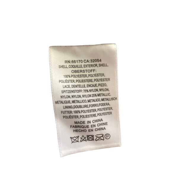 Jenny Yoo Collection Dark Gray Tulle Lace Dress Size 2 - Picture 8 of 9